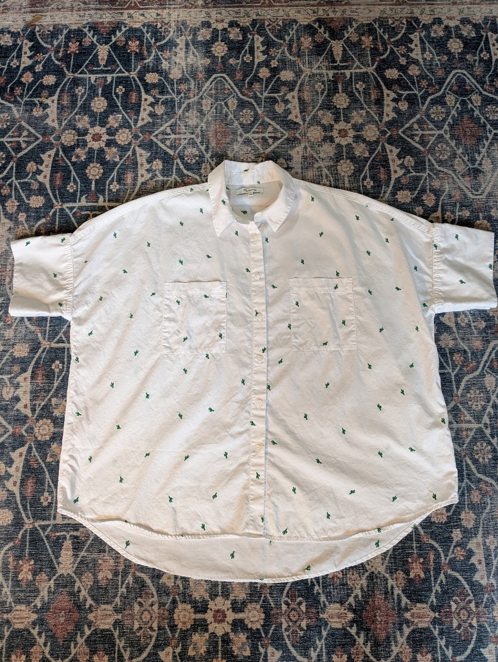 Madewell Embroidered Button Up